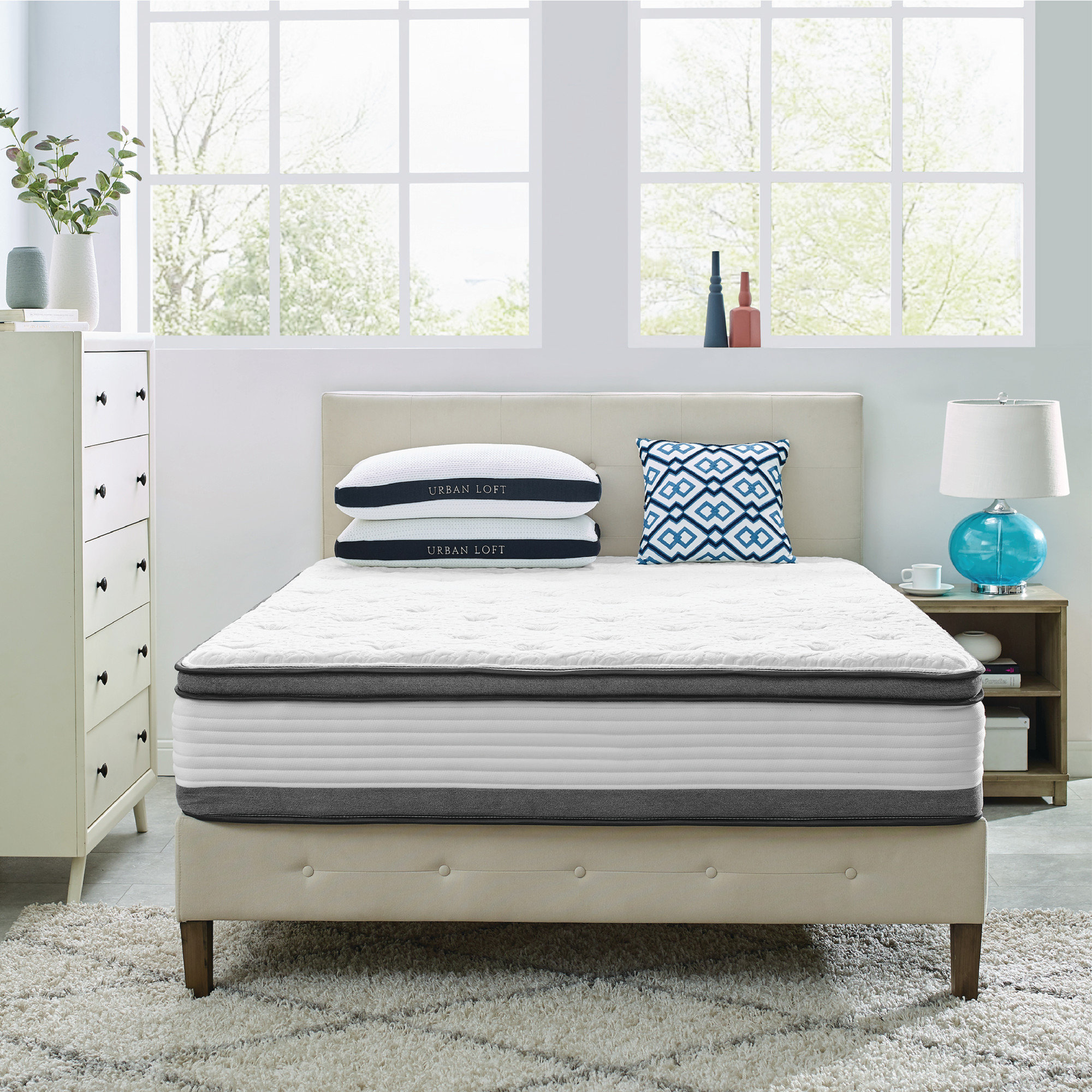 Wayfair Sleep™ 12" Plush Hybrid Mattress &amp; Reviews - Wayfair Canada